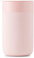 W&P Porter Ceramic Mug w/ Protective Silicone Sleeve, Blush 16 Ounces | On-the-Go | No Seal Tight | Reusable Cup for Coffee or Tea | Portable | Di...