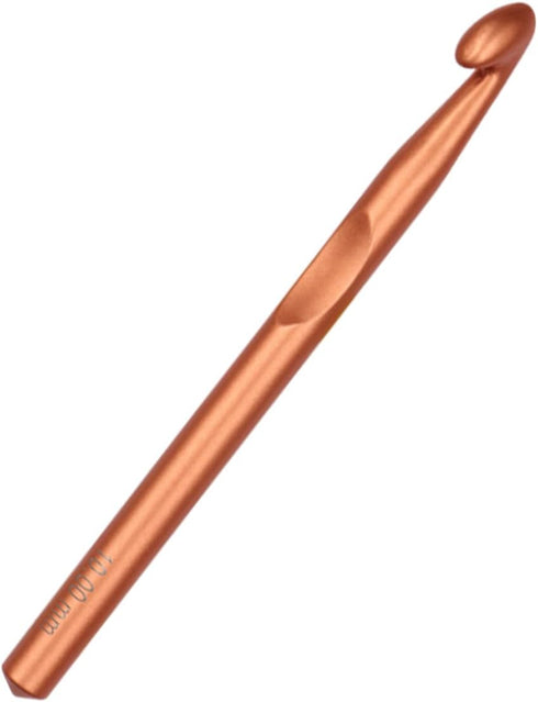 Large Size Crochet Hook 10mm Crochet Hook Long Crochet Needle QLRFFLJOY Metal Crochet Hooks DIY Yarn Weaving Tools for Knitting Blankets, Carpets ...