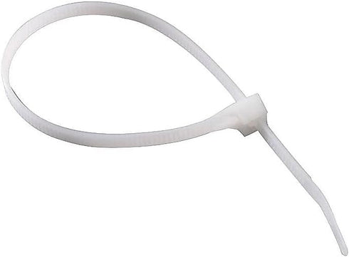 Gardner Bender 46-308 DoubleLock Cable Tie, 8 inch, 75 lb, Electrical Wire and Cord Management, Nylon Zip Tie, 100 Pk, Natural White...
