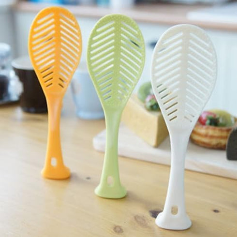 Non Stick Multifunction Rice Scooper free Standing Rice Spoon Paddle, Professional Rice Potato Server Spatula (2 Pac, white)...