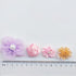 Chenkou Craft Mix Bulk 50pcs Ribbon Flowers Bows Craft Wedding Ornament Appliques A0241...