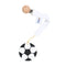 Baby Food Grade Silicone Sports Shape Teether Toy with Pacifier clip Holder,Teething Pain Relief Toys Gift Set for 3 Months+ Boys and Girls,Freeze...
