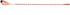 Barfly Teardrop Bar Spoon, End 11 13/16" (30 cm), Copper...