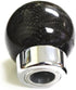 iJDMTOY Gloss Black 2-Inch Real/Genuine Carbon Fiber Shift Knob Ball Compatible with Compatible w/most 8mm 10mm 12mm M8 M10 M12 1.25 1.50 1.75 Thr...