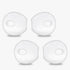 EKIND 4 Pcs Ear Cover Tips Anti-Slip Silicone Soft Replacement Sport Earbud Tips Compatible for iPhone 7 / 6S / 6 Plus / 5S / 5C / 5 Headphones Ea...