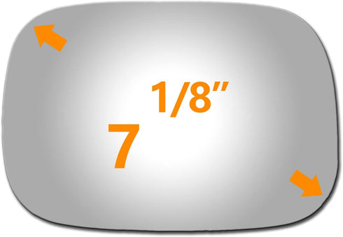 Mirror Glass for 2005-2010 TOYOTA AVALON Driver Side Only Left Flat Replacement Glass with Adhesive...