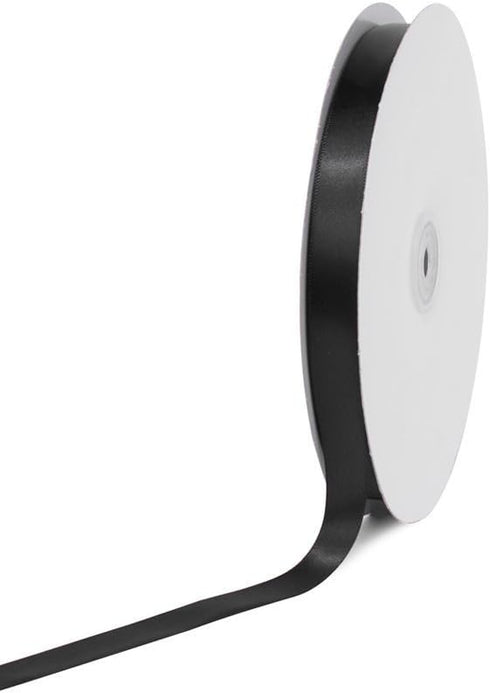 Creative Ideas PSF0508-030 Solid Satin Ribbon, Black, 5/8" x 100 yd...