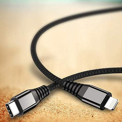 IFLASH USB C Charge/Data Cable, USB-C iPhone Fast Charging Cable Compatible with iPad 8th 2020, iPhone 12/11/11 Pro/11 Pro Max/X/XS/XR/8, Support ...