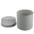 2 Liter Mini Desktop Trash Can with Swing Lid Tiny Garbage Can Trash Bin (Grey)...