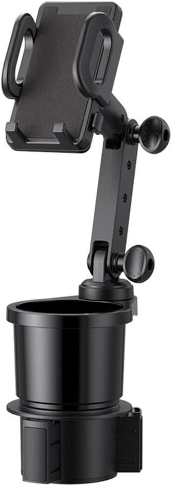 Car Cup Holder Phone Mount, Universal Auto Cell Phone Stand with Drink Expand Cup Holder,2 in 1 Multifunctional Car Cup Holder Expander with 360° ...