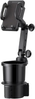 Car Cup Holder Phone Mount, Universal Auto Cell Phone Stand with Drink Expand Cup Holder,2 in 1 Multifunctional Car Cup Holder Expander with 360° ...
