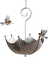 Umbrella Shaped Bird Feeder Hanging Tray, Seed Tray for Bird Feeders - Umbrella Hanging Birdbath Feeder, Bird Trough Bird Feeder Bird Bath Hanging...