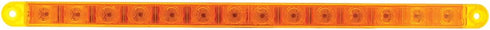 United Pacific 14 LED 12" Turn Signal Light Bar - Amber LED/Amber Lens, 38946...