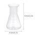 12pcs Flask, Bottle Kit Learning Mouth Supplies Ml Container Erlenmeyer Wide Triangular for Bottles Professional Scientific Plastic of Flask- Cone...
