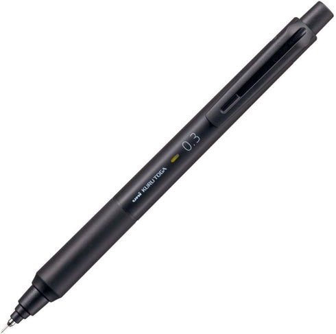 uni Kurutoga KS 0.3mm Mechanical Pencil Black (M3KS1P.24)+uni Mechanical Pencil Lead,The Uni Smudge-Proof Leads 0.3mm HB 3 Set Sticky Notes...