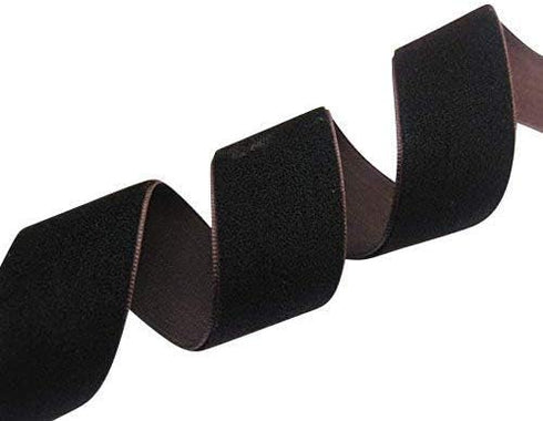 Chenkou Craft 5 Yards 1" Coffee Velvet Ribbon...
