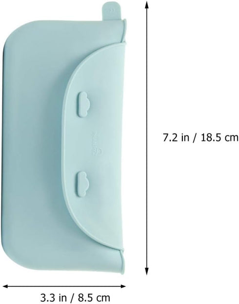 NUOBESTY Cutlery Storage Bag Silicone Pouch Mini Silicone Holder Silicone Bag Mini Bag Organizer Bag Silicone Storage Bags...