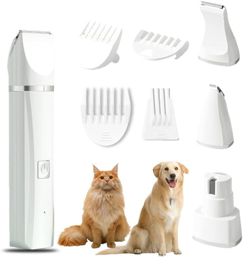 Dog Grooming Trimmer - Rechargeable Clippers for Shedding and Haircutting...