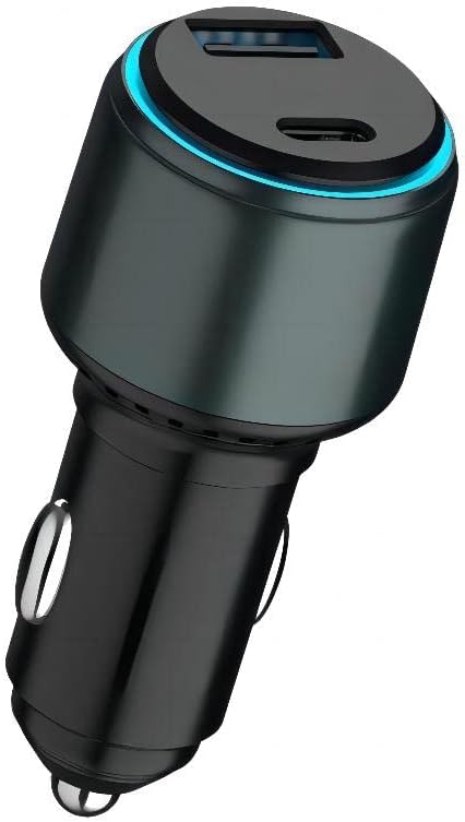 118W Dual USB C Car Charger, Fast Charger Adapter Compatible with Laptop, iPad Fast Charging ?Adapter for iPhone 14 13 12 Pro, Samsung S22 S21 iPa...
