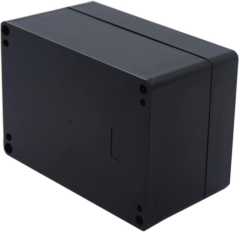 Project Box IP65 Waterproof Junction Box ABS Plastic Black Electrical Boxes DIY Electronic Project Case Power Enclosure 6.3x4.33x3.54 inch (160x11...