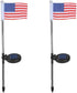 Epicgadget Solar Lights Outdoor, Outdoor Led Pathway Landscape Solar Lights Solar Powered Garden Lights American Flag Shaped Decor Stake Lights fo...