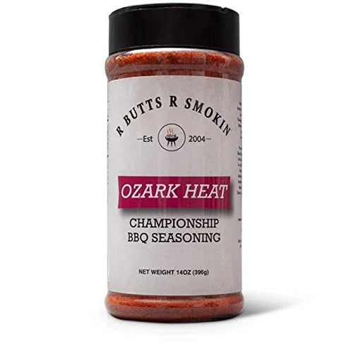 R Butts R Smokin - Ozark Heat Championship BBQ Seasoning - Large 14 oz...