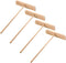 Hemoton Dough Scraper Dough Scraper Dough Scraper 4pcs Crepe and Pancake Spreader Wooden T-shape Crepe Pancake Maker Utensils Spreading Bakery Too...