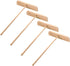 Hemoton Dough Scraper Dough Scraper Dough Scraper 4pcs Crepe and Pancake Spreader Wooden T-shape Crepe Pancake Maker Utensils Spreading Bakery Too...