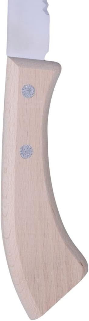 ALLEX Insulation Knife Wood Handle Japanese Stainless Steel 8" Long Cut, Insulation & Styrofoam Cutter with Sheath, Serrated Sharp Duct Knife Tool...