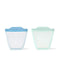 OXO Tot Silicone Reusable Bags – 2 Piece Cup Set - Opal and Dusk...