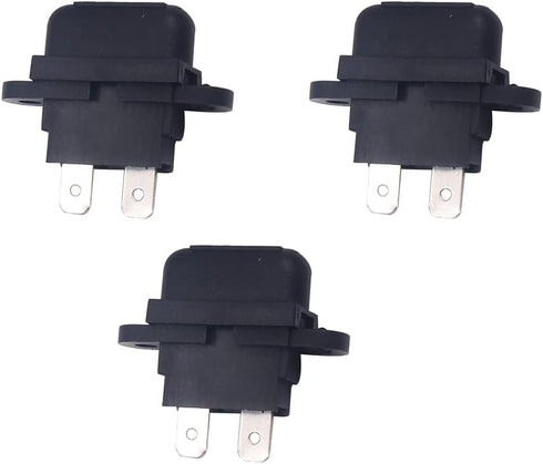 10 Pcs Auto ATC Blade Standard Fuse Holder Seat for Car Boat Truck SUV with Cover Black + 10 Pcs 10 Amp Standard Fuse...