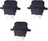 10 Pcs Auto ATC Blade Standard Fuse Holder Seat for Car Boat Truck SUV with Cover Black + 10 Pcs 10 Amp Standard Fuse...