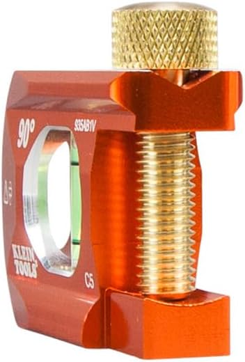 Klein Tools 935AB1V No-Dog Level, 2.5-Inch Conduit Bending Level, 1 Vial, ACCU-BEND Level Eliminates Dog-Legs in Offsets and Saddle Bends...