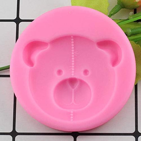 JQS Bear Shape Silicone Mold Fondant Molds Cake Decorating Tools Sugar Craft Kitchen Baking Moulds Chocolate Gumpaste Mould...