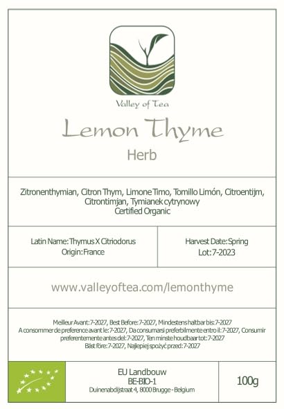 Lemon Thyme Organic Seasoning - Thymus Citriodorus - Thym Thyme Lemon and Thyme Seasoning Lemon Seasoning Lemon Thyme Seasoning Thyme Spice Lemon ...