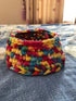 Colorful DIY T-Shirt Yarn Bulky Fabric Yarn Spaghetti Yarn Craft Material DIY Crochet Yarn Chunky Knit Rug Basket Pet Bed Yarn 180g......