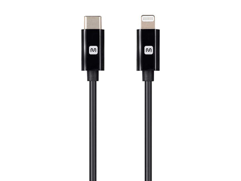 Monoprice Apple MFi Certified Lightning to USB Type-C Rapid Charge and Sync Cable - Compatible with iPhone 13, Pro, Pro Max, AirPods Pro, iPad wit...