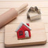 Small Key and House Cookie Cutters Set - Stainless Steel...