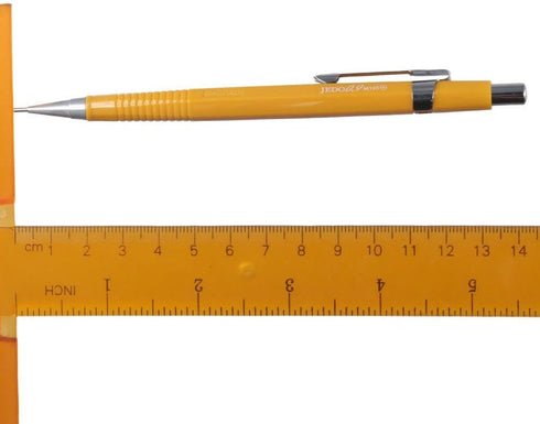 24 Pcs Mechanical Pencil, Yellow Metal Retractable Automatic Drafting Pencils, for Writing...