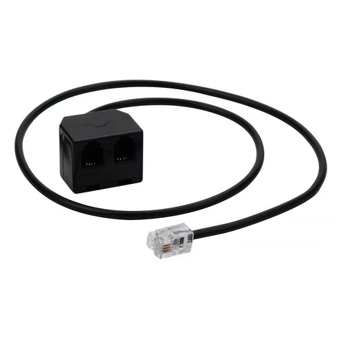 RJ9 Telephone Training Adapter Y Splitter Compatible for Headset or Handset for Norstar, Nortel Meridican, Avaya, Ashtra, Mitel, Polycom, Plantron...