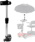 ?Sunshade Umbrella with Holder for Baby Stroller, Golf Cart, Bicycle - Eccentric Shaft Design, Fits for 0.78"-1.2" Handlebar...