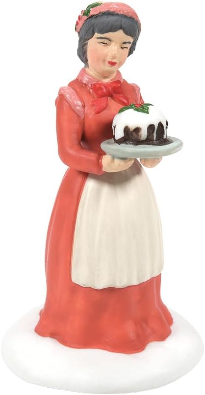 Department 56 Dickens Village Collection Accessories A Silver Coin in Every Bake Figurine- Hand Crafted Painted Porcelain Mini Figurines Christmas...
