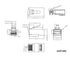 Cat6 Pass Through RJ45 Connectors,100-PACK Cat 6 Ends/Cat6 Connector/Cat6 RJ45 Modular Plugs(3-Prong Gold Plated 15?),UTP Network Plug for Solid S...