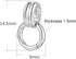 925 Sterling Silver Double Bail Clasps 14.5mm Twister Clasps Connector for Bracelet Necklace DIY Jewelry Making Accessories (Platinum Color)...