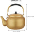 Vintage Aluminum Kettle Large Water Kettle Induction Kettle Teakettle Teapot Makgeolli Teapot Handle Design Water Heating Kettle Tea Kettle Metal ...