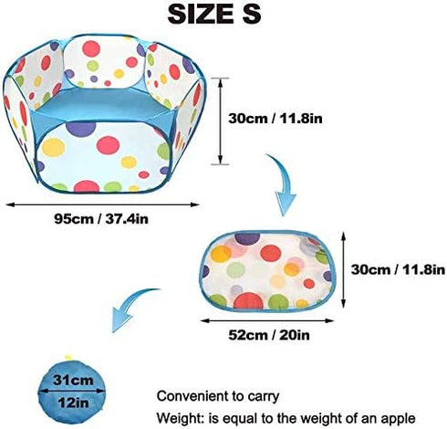Portable Small Animals Playpen, Outdoor/ Indoor Pop Open Pet Exercise Fence, Guinea Pig Accessories Metal Wire Yard Fence C&C Cage Tent for Rabbit...