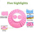 Shower Cap Bathing Cap | with Earshield Soft Adjustable Visor Hat Safe Shampoo Shower Bathing Protection Bath Cap for Elderly, Pregnant and the Di...