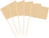 100 Pieces Blank Toothpick Flags Cheese Markers Food Labels for Party Buffet Cheese Labels for Charcuterie Board Cocktail Picks for Appetizers (Kr...