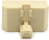 Modular Telephone Splitter Adapter RJ11 6P4C Snap-In Male to Female 3-Way Line Socket Triplex Divider Connector RJ11 Phones Plug Jack Cord Cable W...