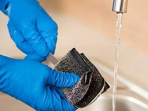 Vileda Glitzi Power INOX Steel Sponge for Stubborn Dirt, 2 Pieces...